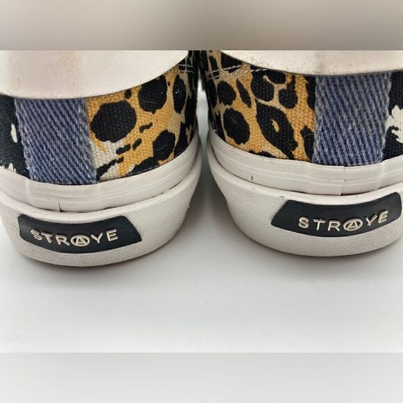 Straye Cheetan Print Flame Lace Up Men’s Sneakers Size 7,5 - Picture 10 of 14
